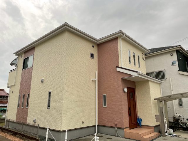 加古川市で屋根・外壁塗装を行った住宅